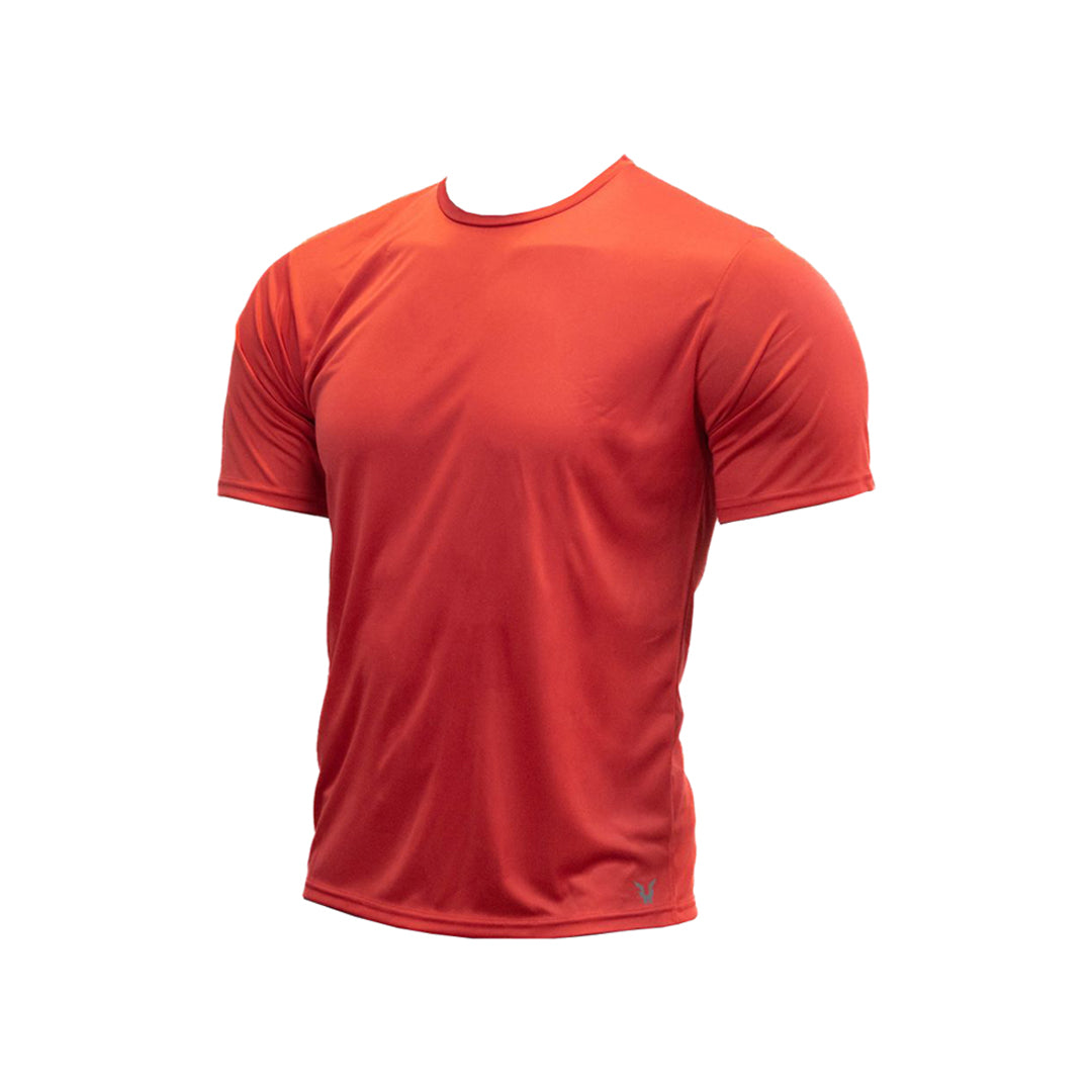 Harley Fitness Men's Round Neck T-Shirt Red SS-HA-01