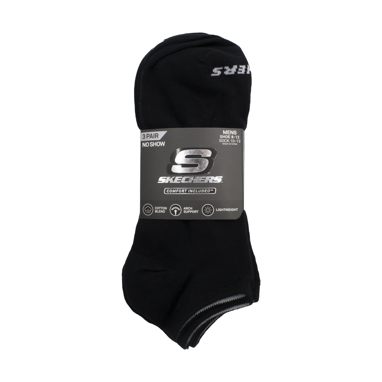 Skechers Shoes Skechers Socks No Show Skechers Socks-S114041D-001