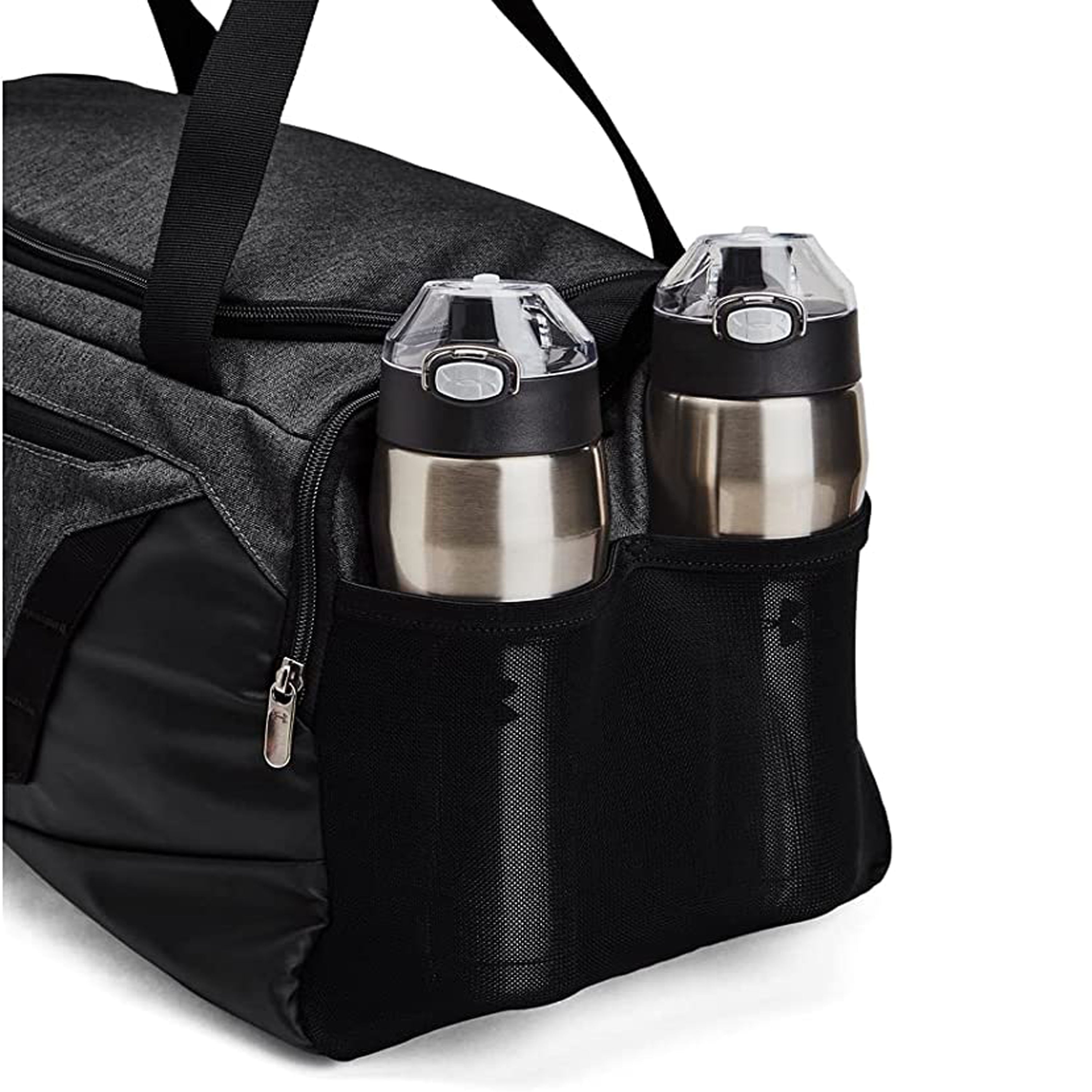 Gym bag with bottle holder best sale